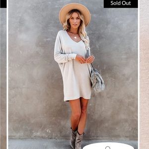 Women’s V-Neck Long-Sleeve Dress *a closet staple!